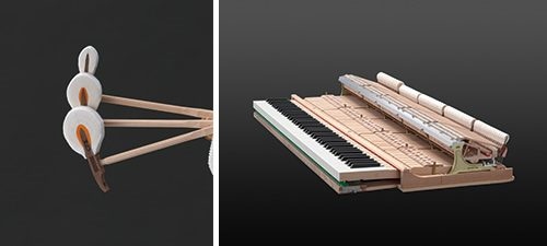 5. 創新的琴槌製作工藝,呈現完美的音色,而精密的打擊系統,提供更靈敏且清晰的觸感