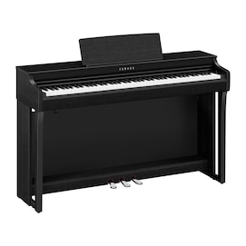 Diagonal side view of the Yamaha Clavinova CLP-825B