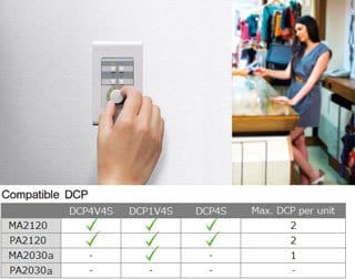 以選購的DCP系列數位控制面板遙控操作