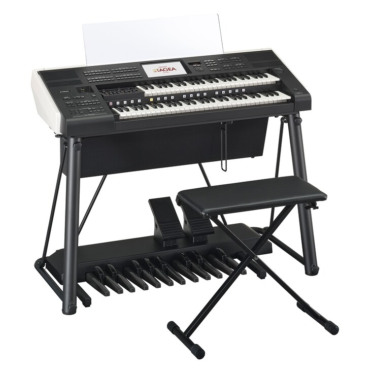 Yamaha Electone ELS-03G 的斜側面圖