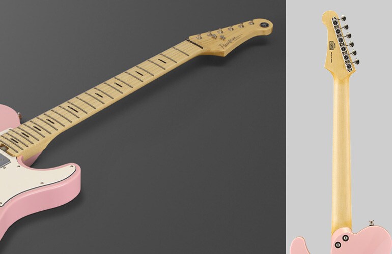 Pacifica SC Professional 的琴頸形狀特寫照片