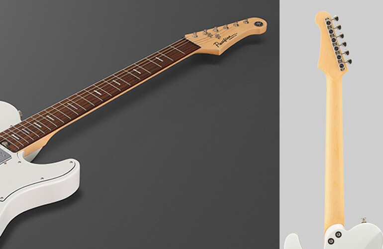 Pacifica SC Standard Plus 的琴頸形狀特寫照片