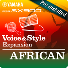 非洲（預先安裝的擴充包 - Yamaha Expansion Manager 相容資料）