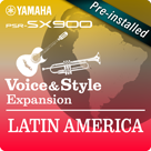 拉丁美洲（預先安裝的擴充包 - Yamaha Expansion Manager 相容資料）