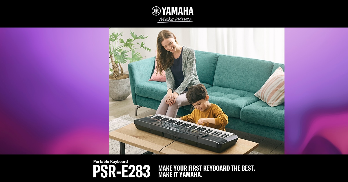 PSR-E283 - 概述- 手提電子琴- 鍵盤樂器- 樂器- 產品- Yamaha - 台灣