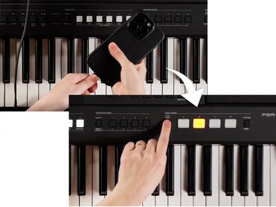 PSR-E483 快速取樣功能圖