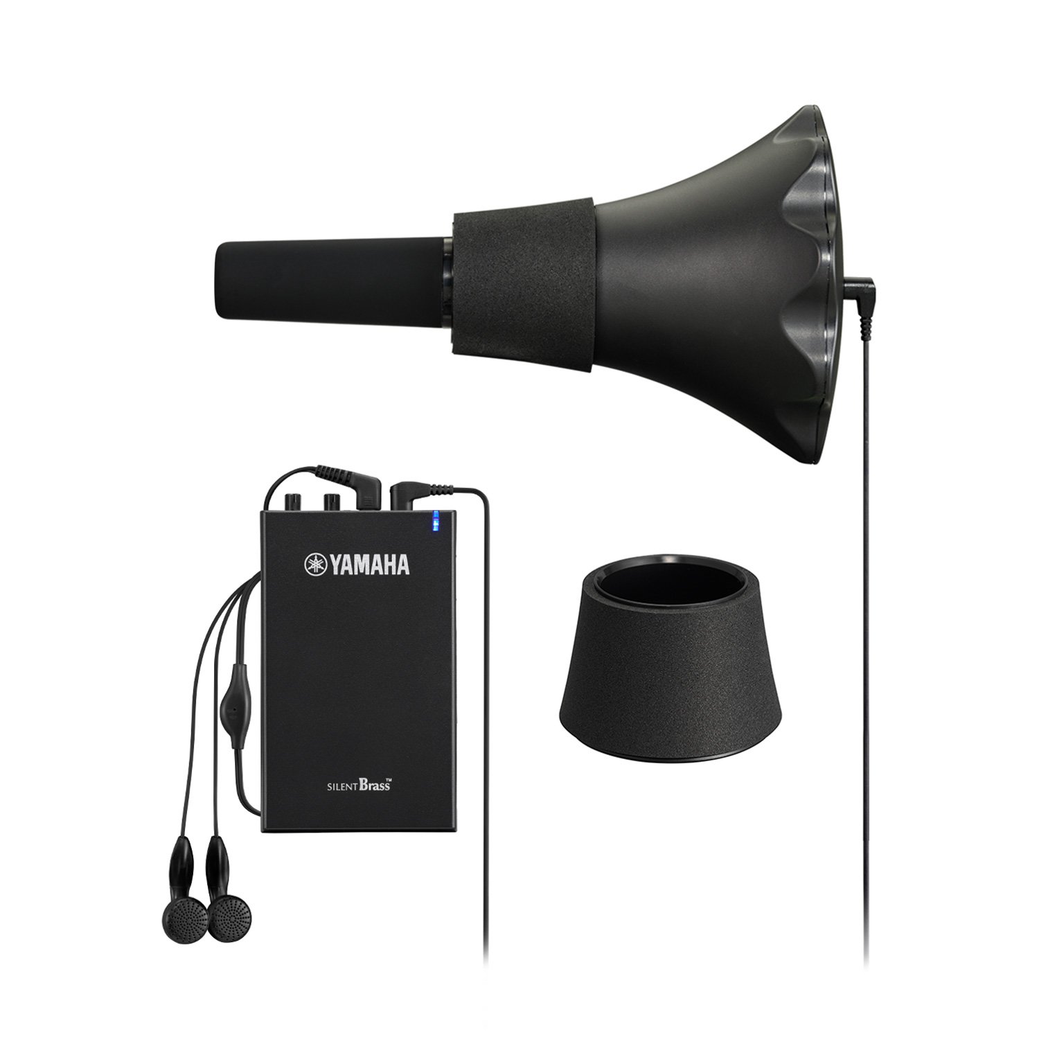 管楽器・吹奏楽器 YAMAHA Silent Brass Pickup Mute PM2 ヤマハ | ピックアップミュート™ - サイレントブラス™ - 概要