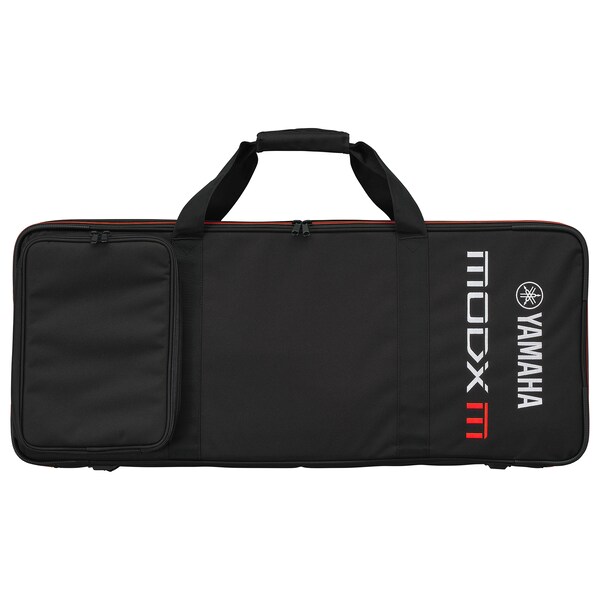 MODX M soft case placed horizontally, showing exterior shape and material texture.