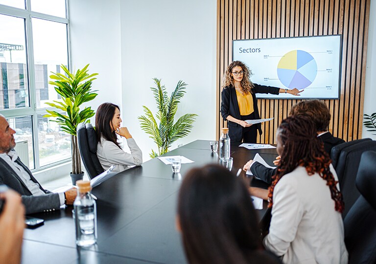Photo showing conference room