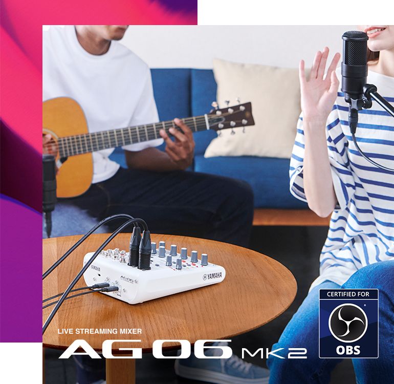 AG06MK2 - 常見問題- AG 系列- 網路直播/ 電玩直播- 專業音響- 產品- Yamaha - 台灣
