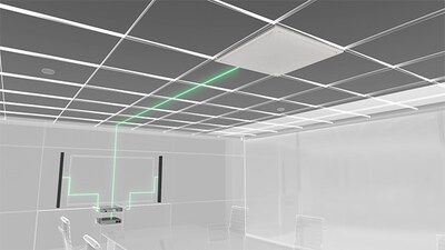 Illustration showing ADECIA devices Integrated to audio environments