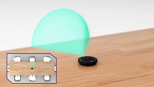 Illustration showing super-cardioid direction