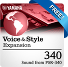 340 Pack (取樣自 PSR-340) (Yamaha擴充管理軟體(YEM)相容檔案)