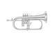 Bell: Gold brass, Finish: Silver-plated