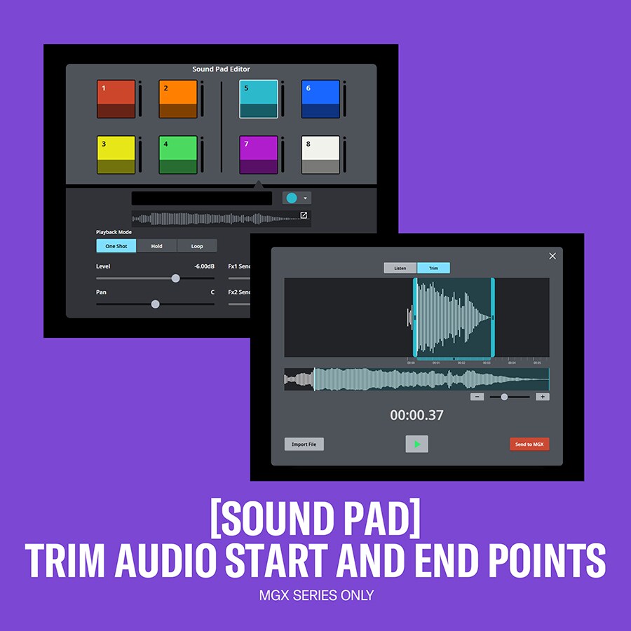 [SOUND PAD] 修剪音訊起點與終點