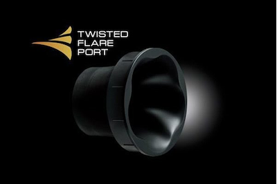 使用 Twisted Flare Port™ 技術呈現清晰的低音效果
