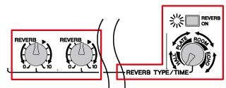 6.使用殘響，將寬度和振動性套用至聲音。
