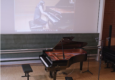 Disklavier used for the entrance examination at a prestigious german music university image