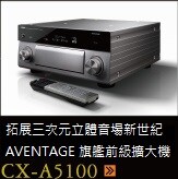 3次元立体音場の新世紀を拓くAVENTAGEセパレートシリーズ CX-A5100