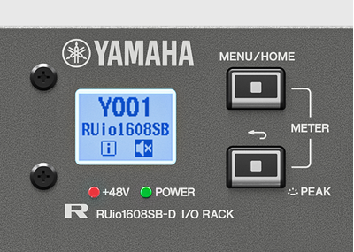 RUio1608SB-D 前面板上的 LCD 與按鍵