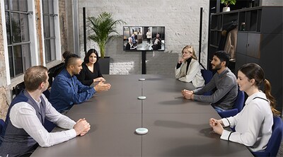 Photo showing people having a meeting