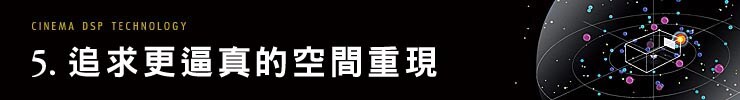 CINEMA DSP TECHNOLOGY 5. より忠実な空間再現を求めて
