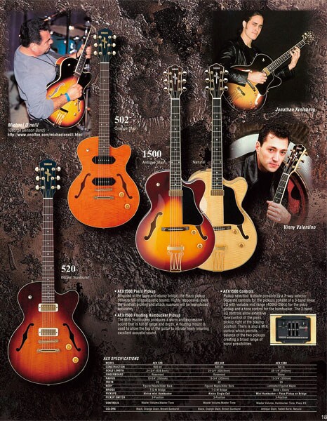 AEX-1500：融合木吉他與電吉他的音色