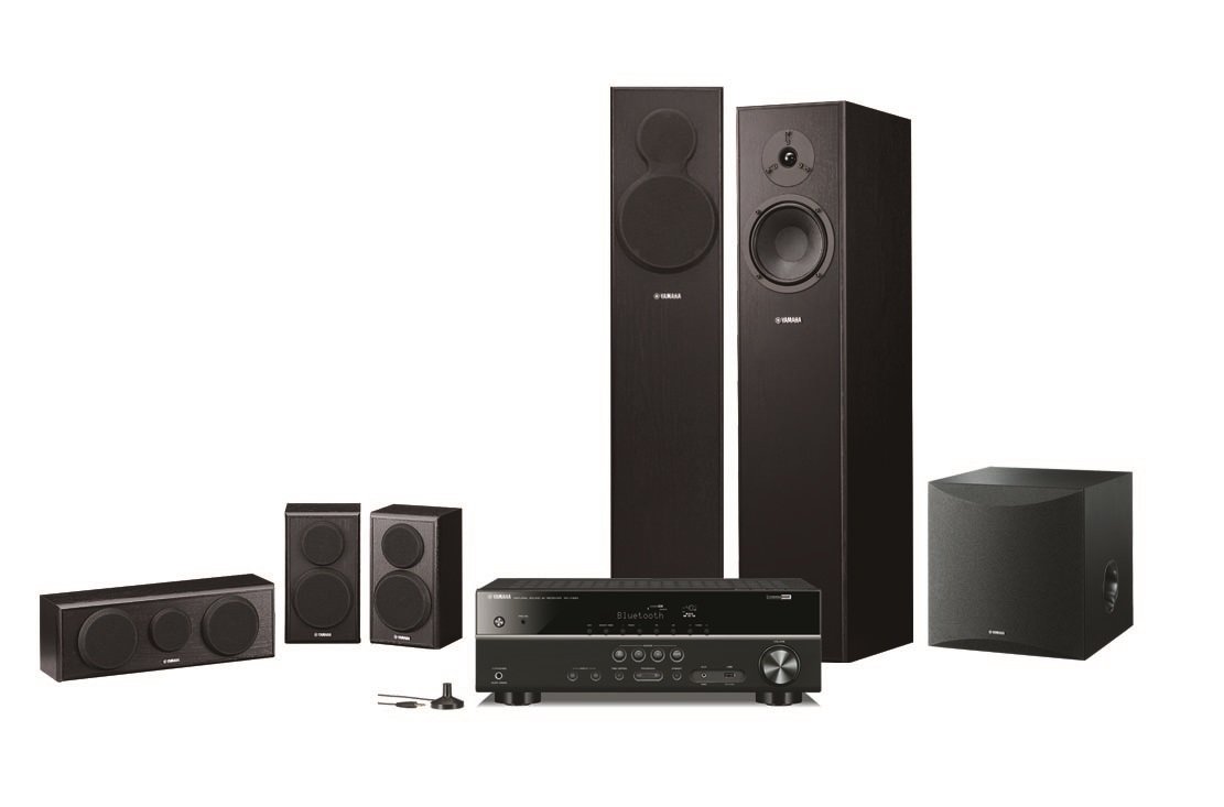 RXV383+NS140系列 5.1ch 黑色 總覽 家庭劇院組合 家用音響 產品 Yamaha 台灣